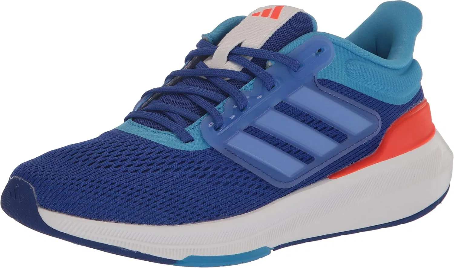 Детские кроссовки для бега с шнуровкой Ultrabounce adidas, Lucid Blue/White/Pulse Blue