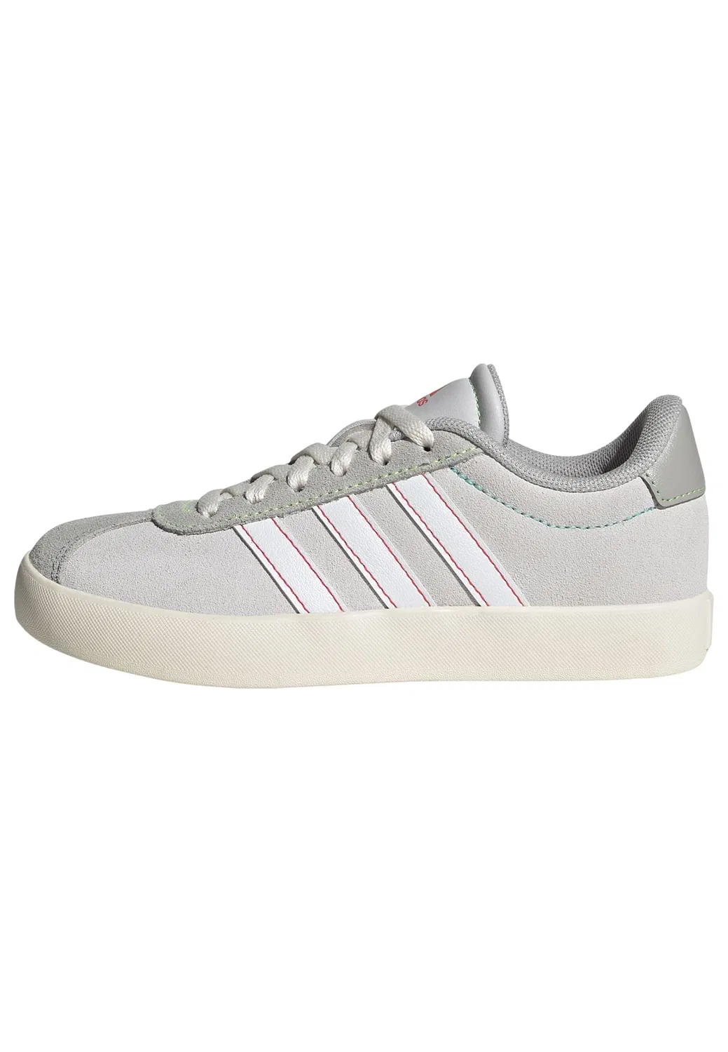 Детские кроссовки для мальчиков с принтом Vl Court 3.0 Shoes Kids Adidas, Dash Grey Ftwr White Lime Burst