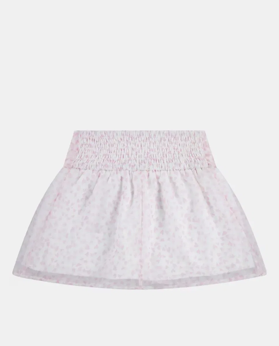 Детская юбка-шорты из органзы Emerson Abercrombie Kids, Роза — фото 2