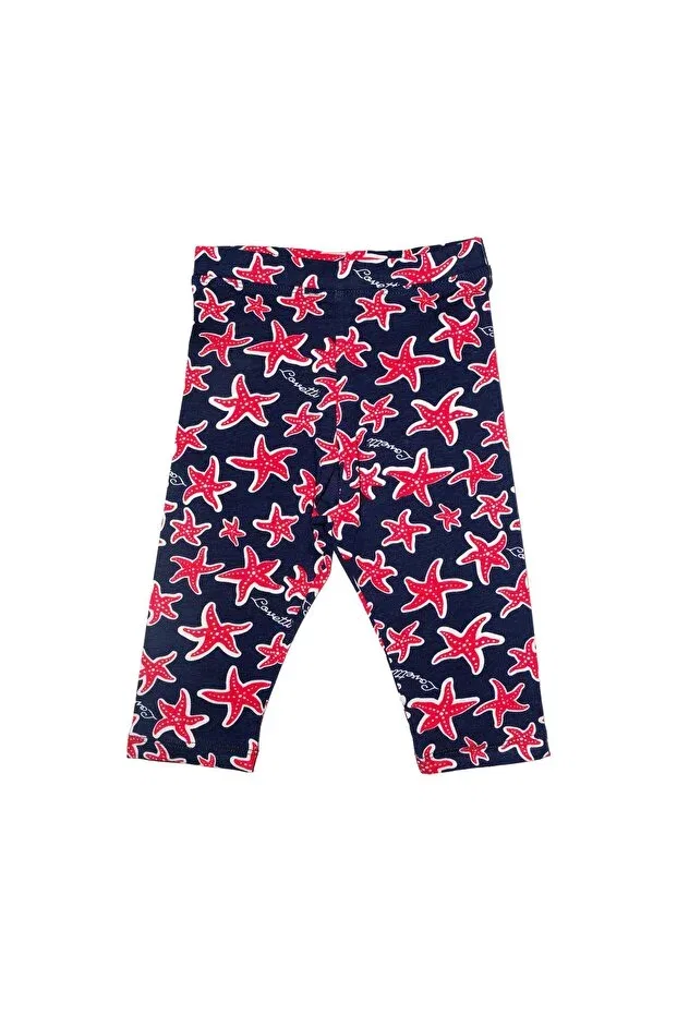 Детские леггинсы для девочек с принтом Starfish Lovetti, Patterned