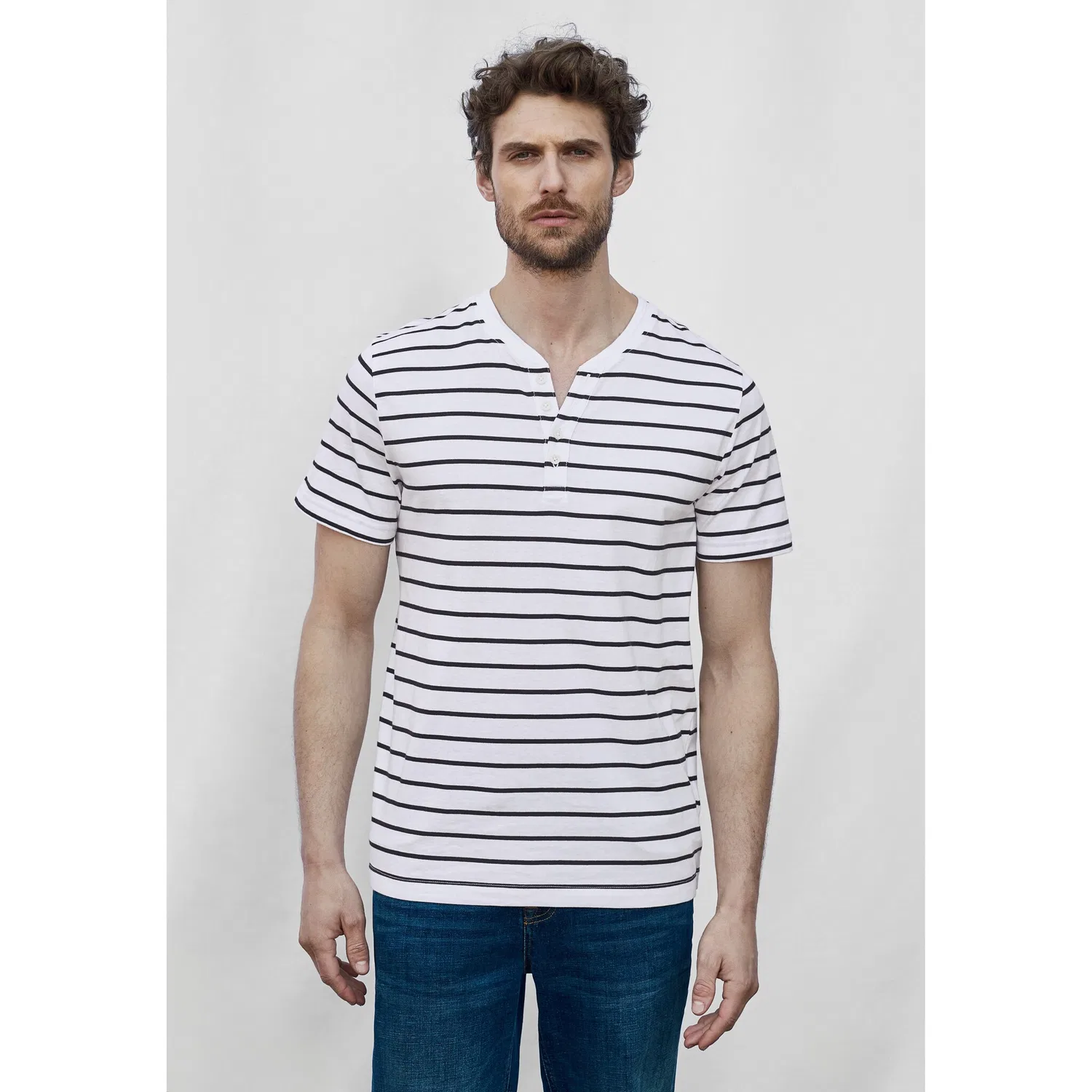 Детская футболка поло с коротким рукавом Street One MEN, Bright White