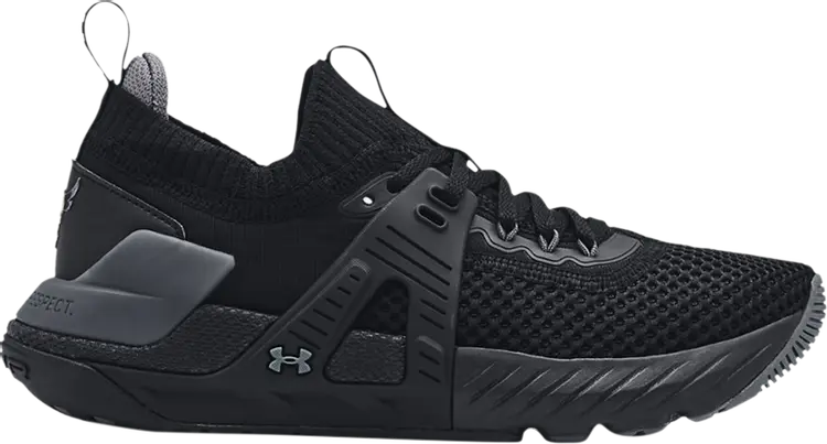 Кроссовки Under Armour Wmns Project Rock 4 Black Pitch Grey, черный