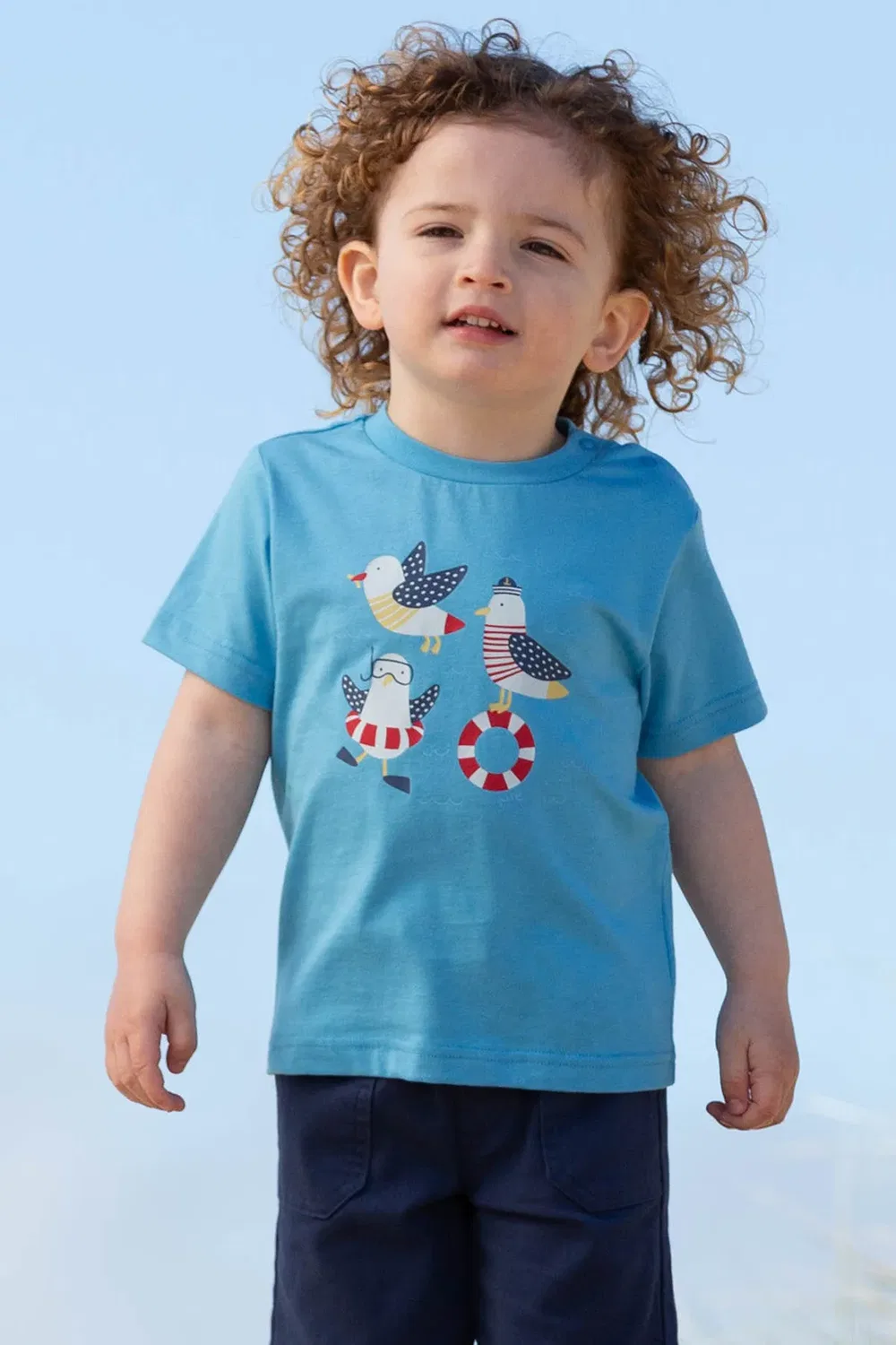 Детская футболка Captain Gull Kite, Blue — фото 2