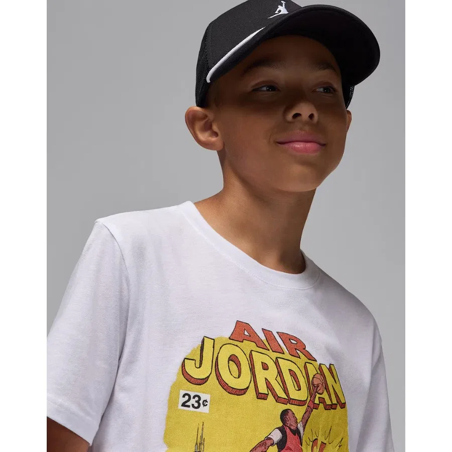 Детская футболка с длинным рукавом Comic Slam Nike Jordan, Черный — фото 3