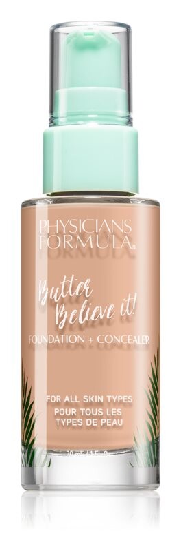 

Кремовый консилер и тональный крем в одном Physicians Formula Butter Believe It!, оттенок Light 30 мл