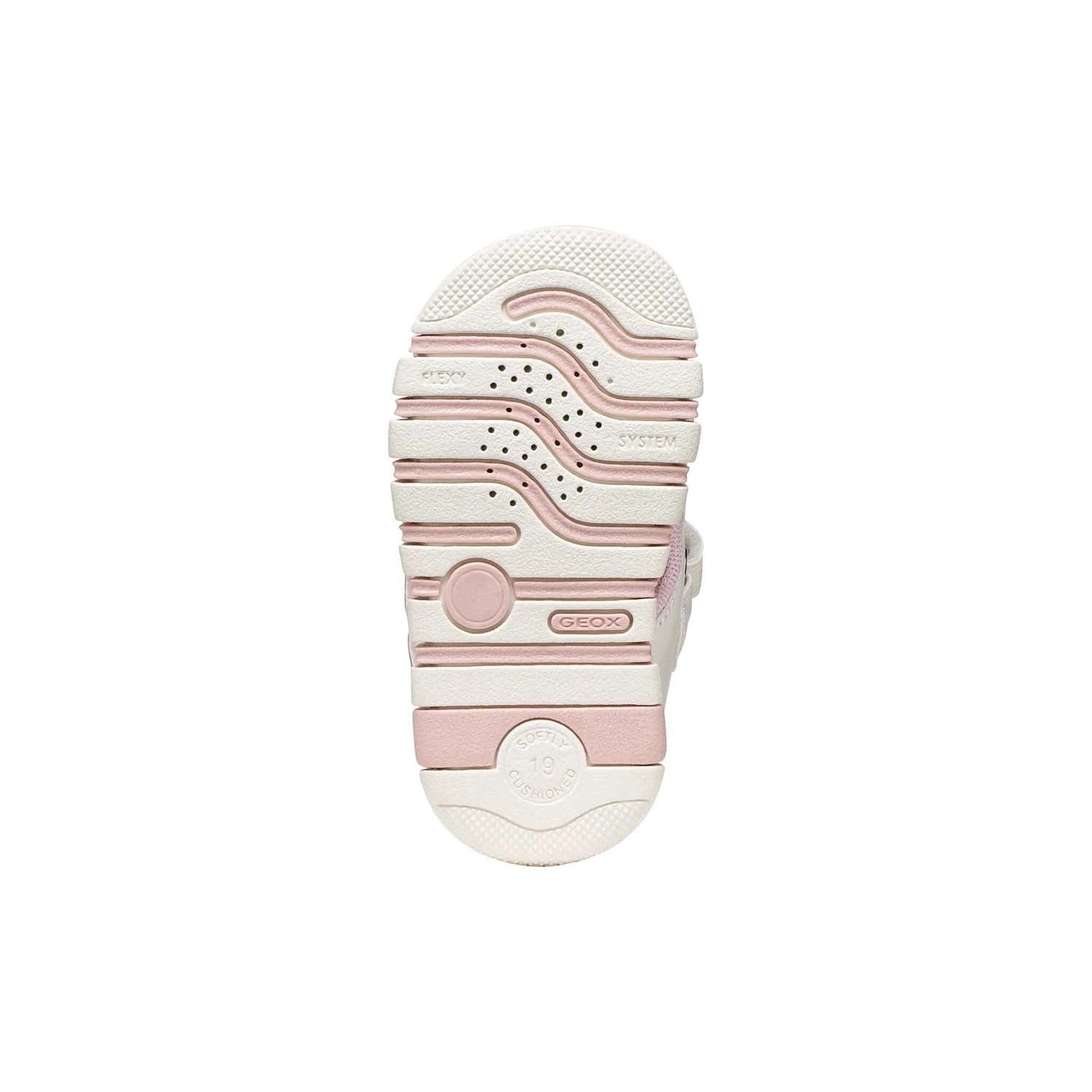 Детские сандалии для первых шагов с мембраной Geox, White/Pink — фото 3