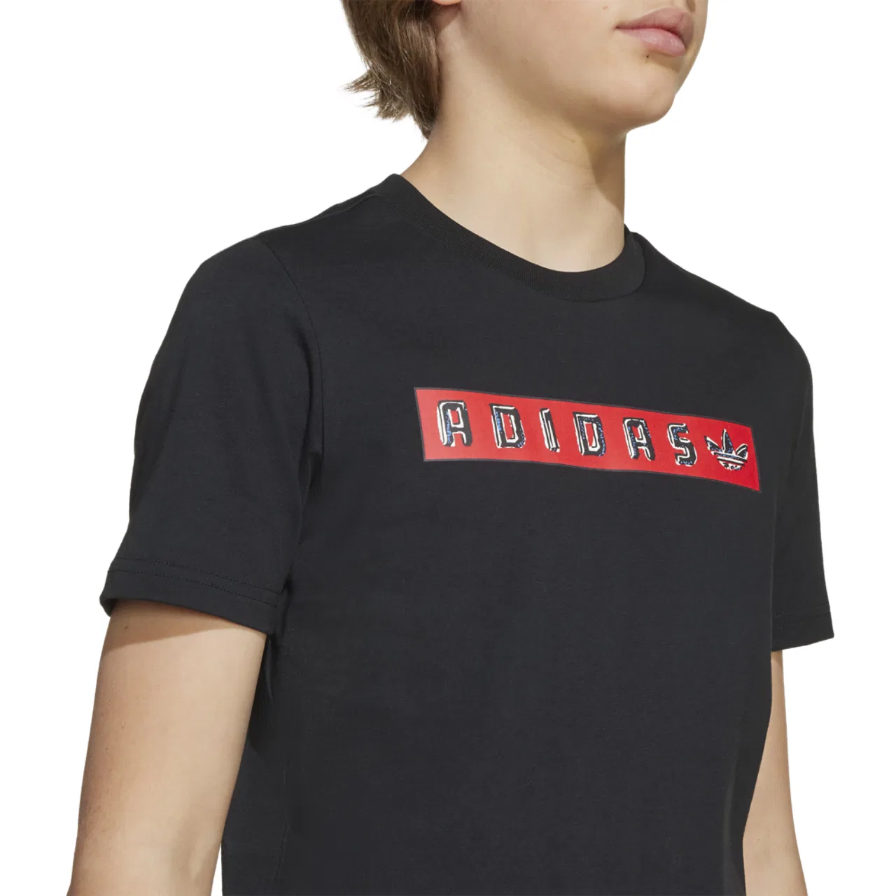 Футболка для мальчиков Classic Sport Adidas, черный/белый — фото 3