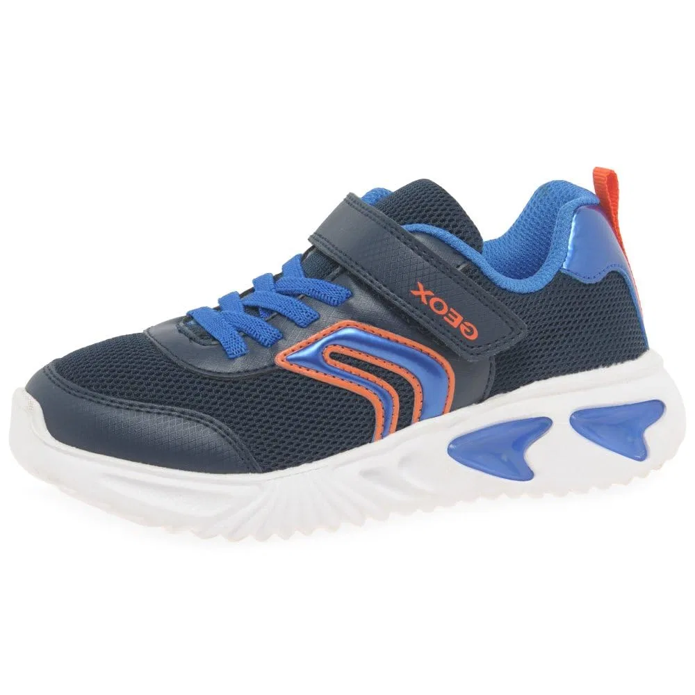 Детские кроссовки для мальчиков с липучками J Assister Boy C Geox, Navy Royal
