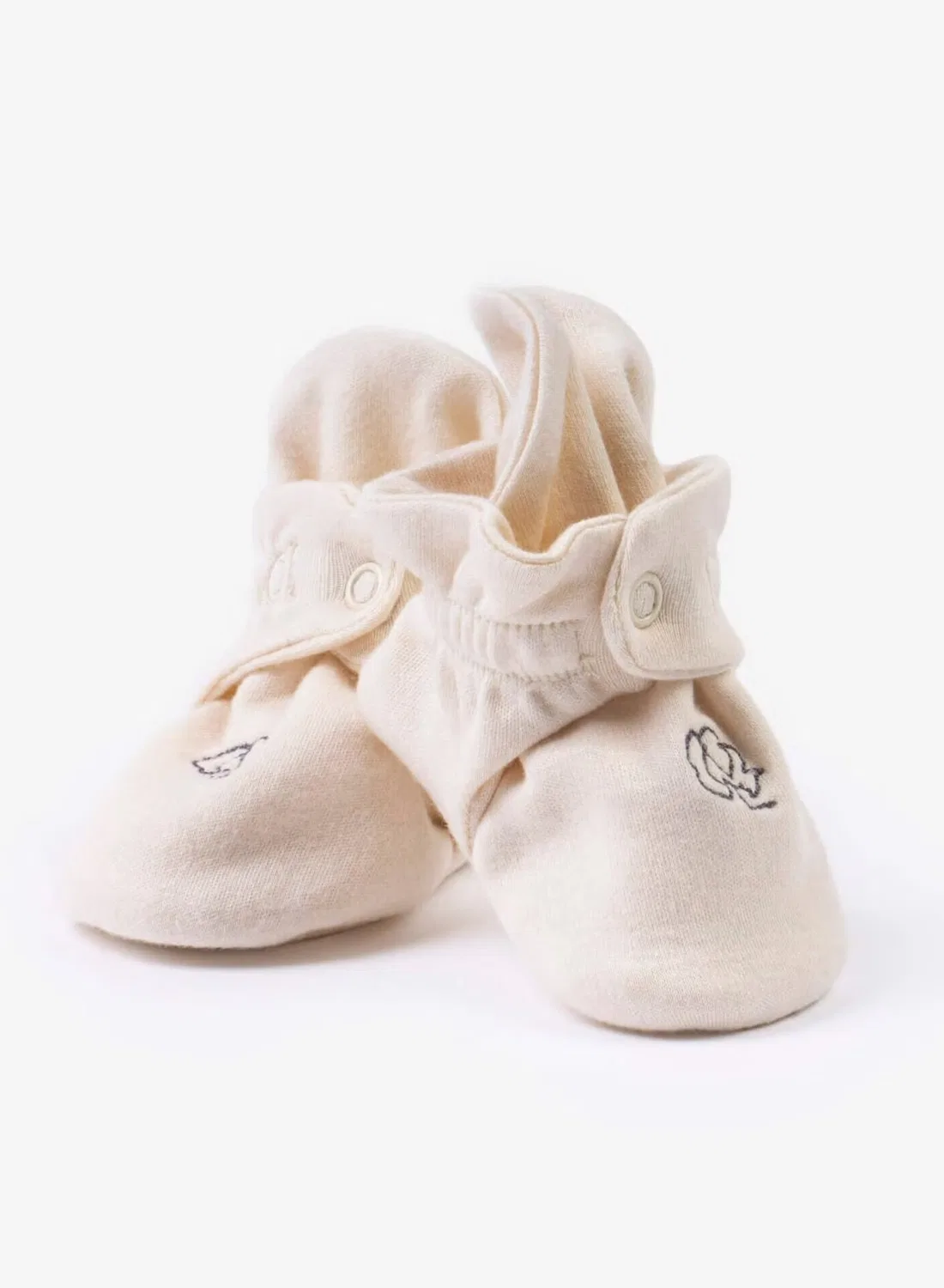 Пинетки на двойном хлопке Caico Cotton, алебастровый