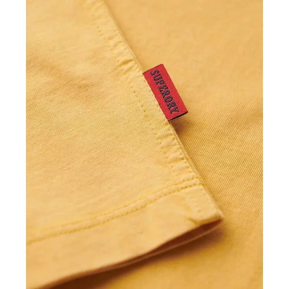 Мужская футболка с длинным рукавом Retro Essential Superdry, Yellow — фото 3