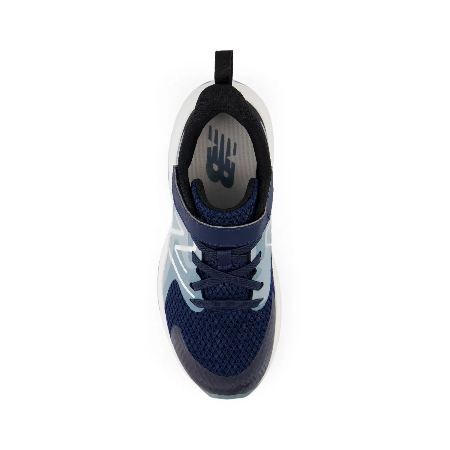 Детские кроссовки с дышащей сеткой RAV v2 Hook & Loop New Balance, Nb Navy With Salt Water And Black — фото 4
