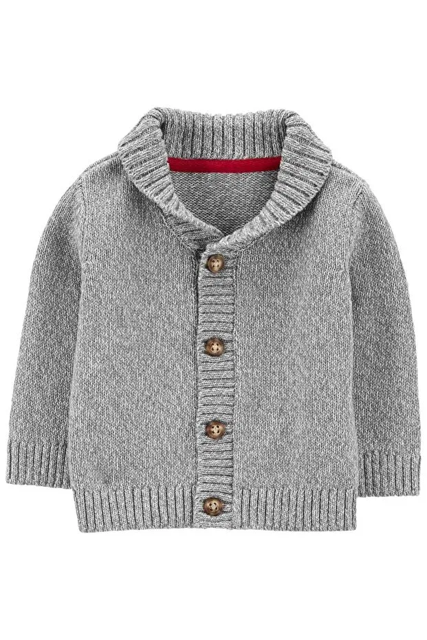 Детский кардиган для мальчиков с длинным рукавом Carter'S, Gray