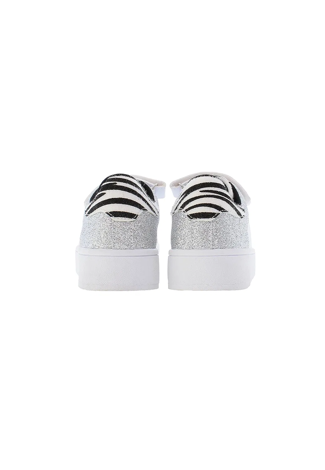 Детские кроссовки для мальчиков на шнурках и липучках Brygit001k/Cy1 U.S. POLO ASSN., White Silver — фото 4