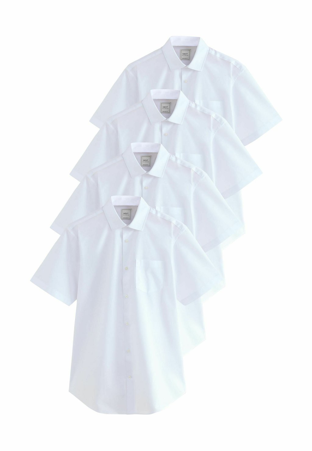 

Классическая рубашка REGULAR FIT - SHORT SLEEVE EASY CARE 4 PACK . Next, белый