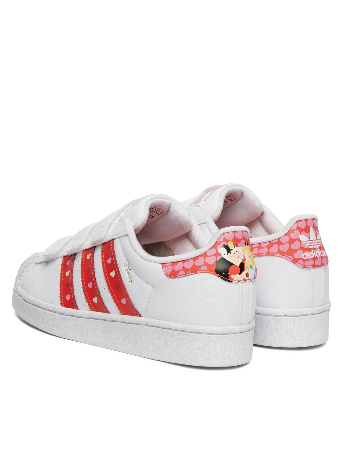 Кроссовки для девочки Superstar Led Lights Cf Adidas, белый — фото 3