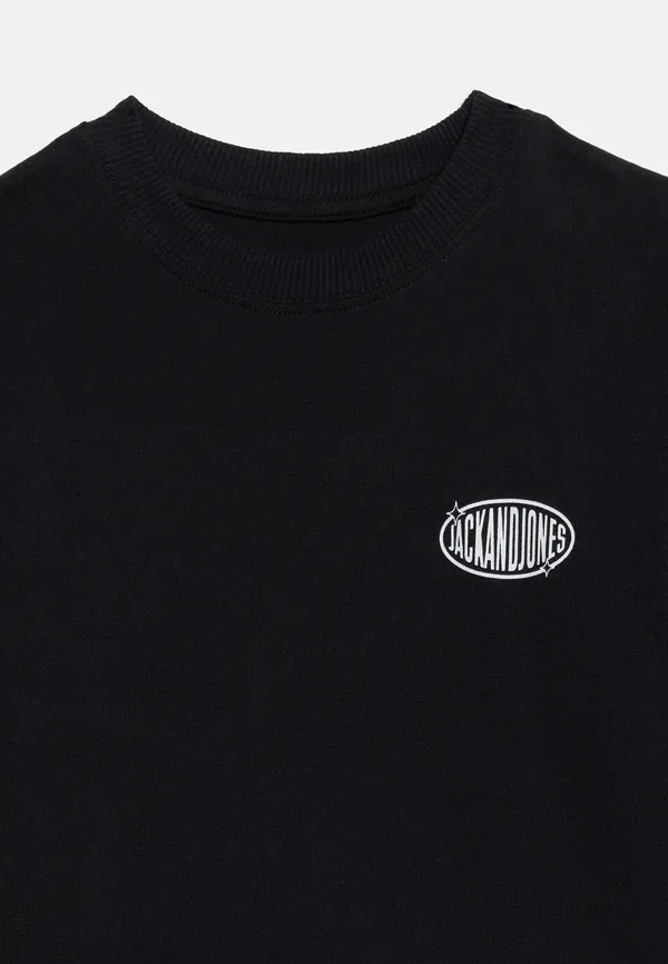 Футболка Jjlegacy с круглым вырезом - футболка с принтом Jack & Jones Junior, черный — фото 4