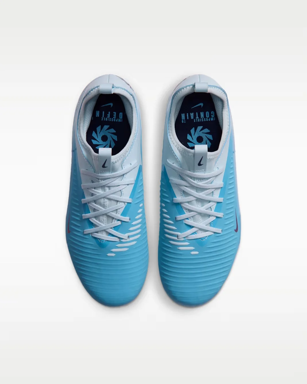 Бутсы детские для игры на искусственной траве Nike Jr. Phantom 6 Low Academy 'Erling Haaland', синий — фото 3