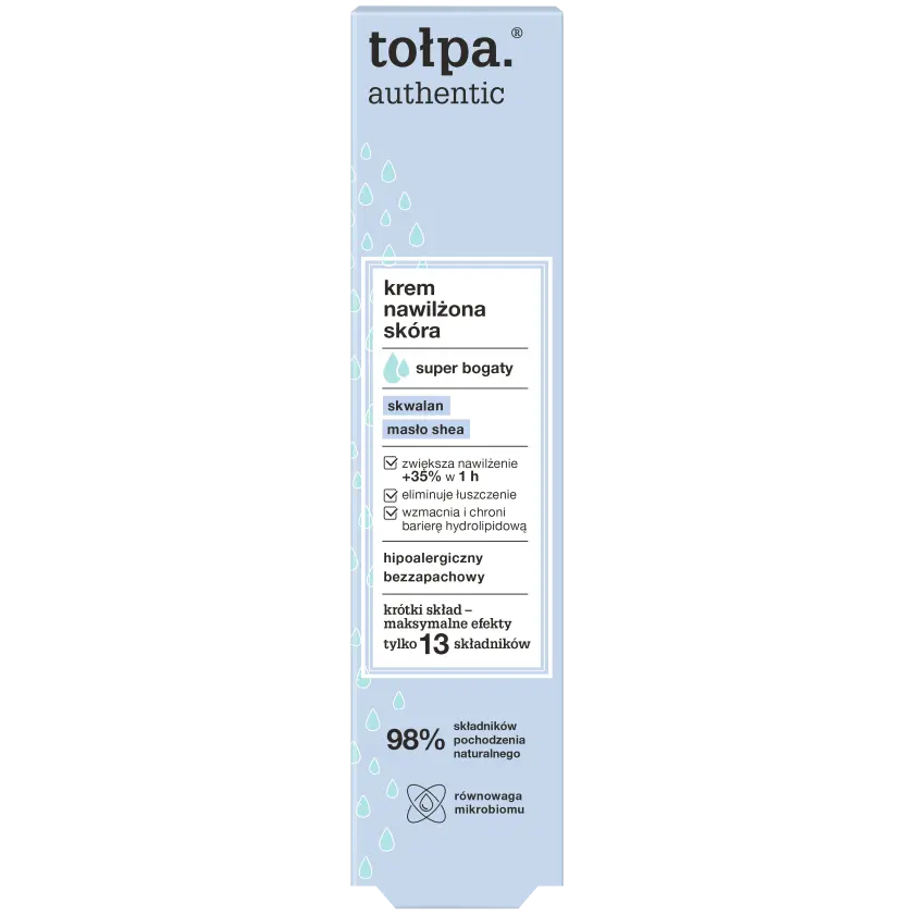 Крем для лица Tołpa — Authentic увлажняющий супер насыщенный, 40 мл — фото 3