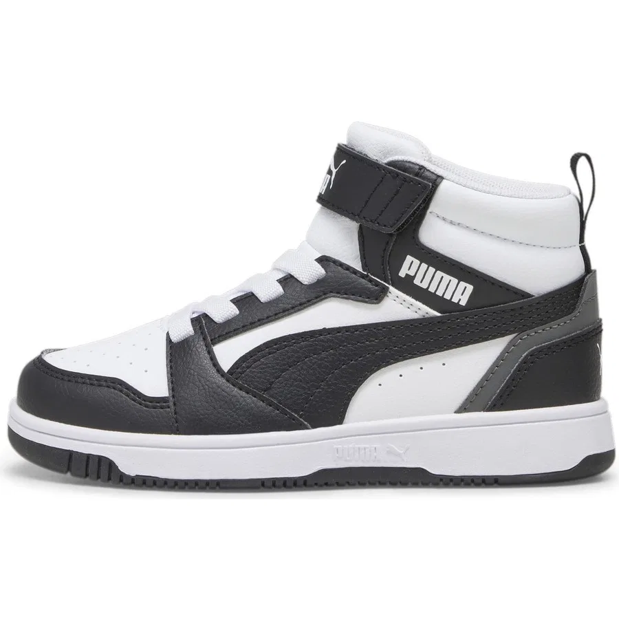 Кроссовки с контрастным дизайном Rebound V6 Mıd Puma, Белый