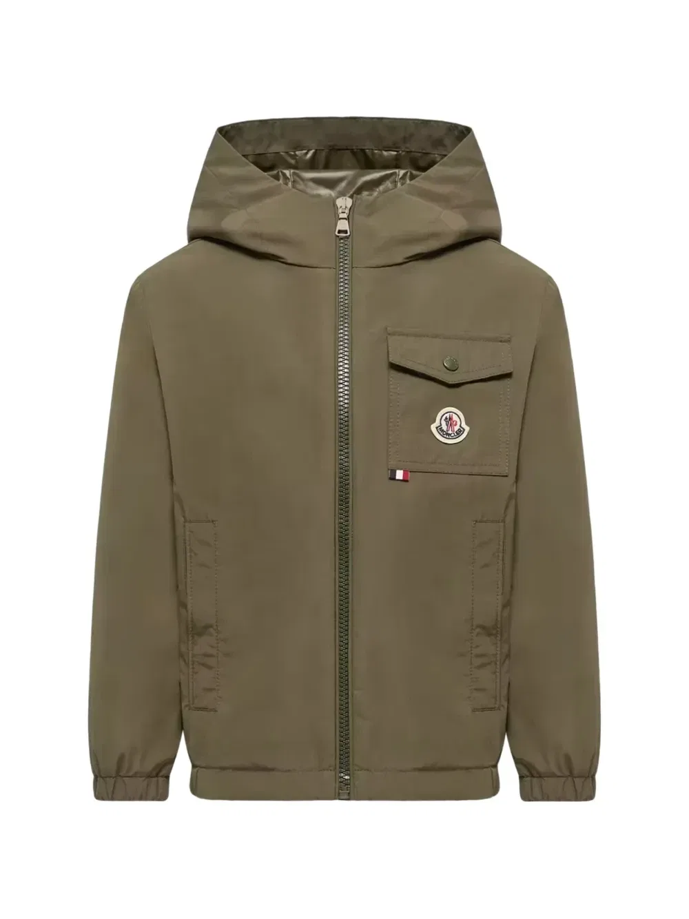 Куртка Xavian с капюшоном Moncler Enfant, зеленый