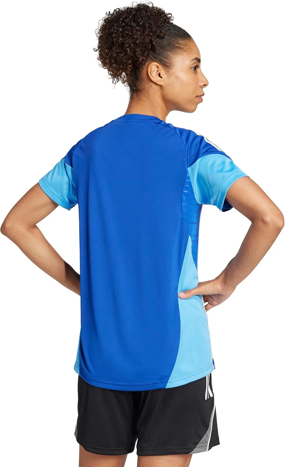 Женская футболка для тренировок Tiro 25 Competition adidas, Team Royal Blue/Blue Burst — фото 4