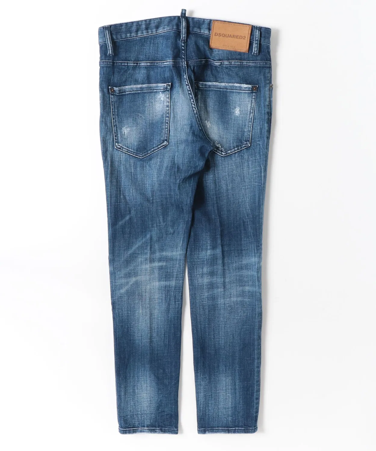 Мужские джинсы скинни Skater Jean Dark Milky Way Wash DSQUARED2, Синий — фото 2