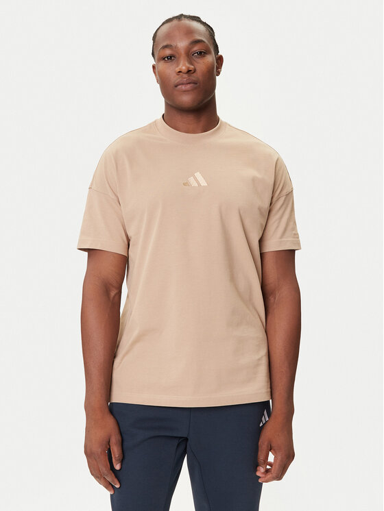 

Футболка loose fit ALL SZN JX5083 Adidas, бежевый