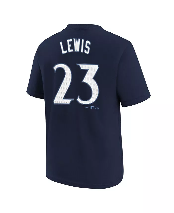 Футболка Royce Lewis Minnesota Twins Fuse City Connect с именем и номером для подростков, цвет Navy Nike — фото 3