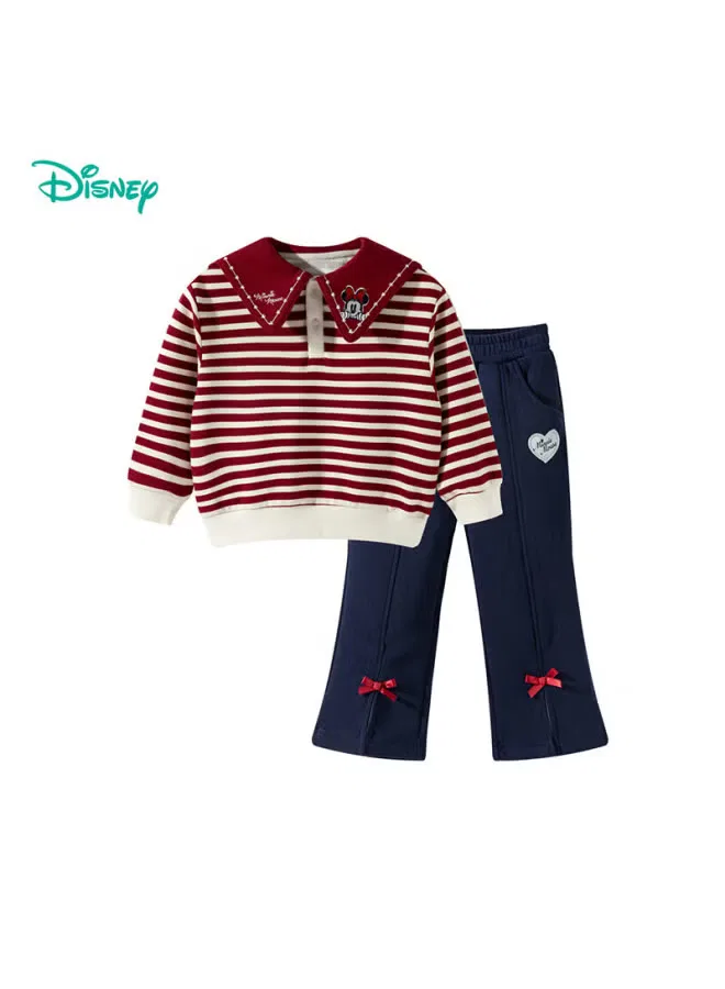 Комплект свитшотов с мультяшным принтом Disney, абрикосовый — фото 2