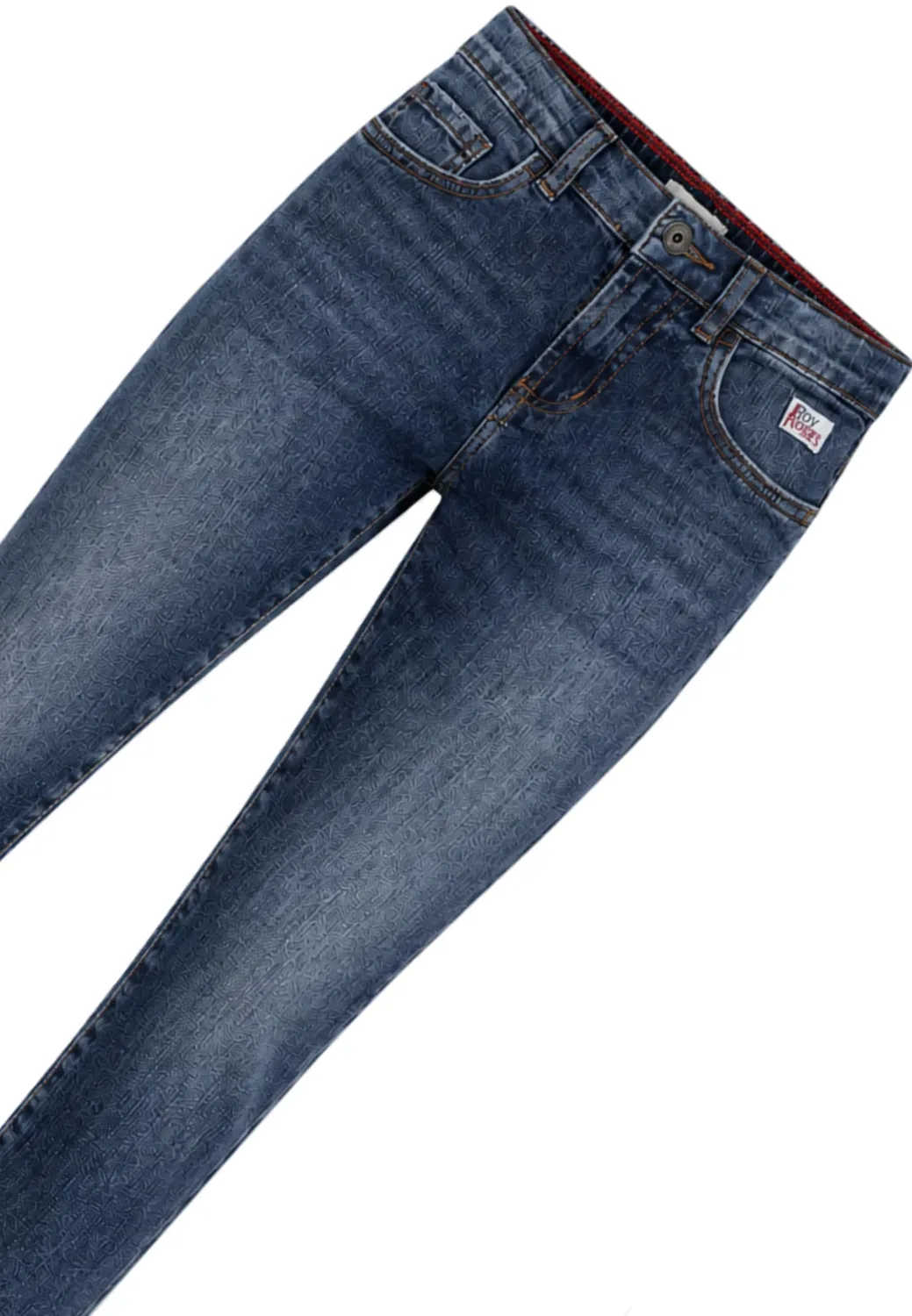 Джинсы - джинсы зауженного кроя Roy Rogers, Blue Denim — фото 3