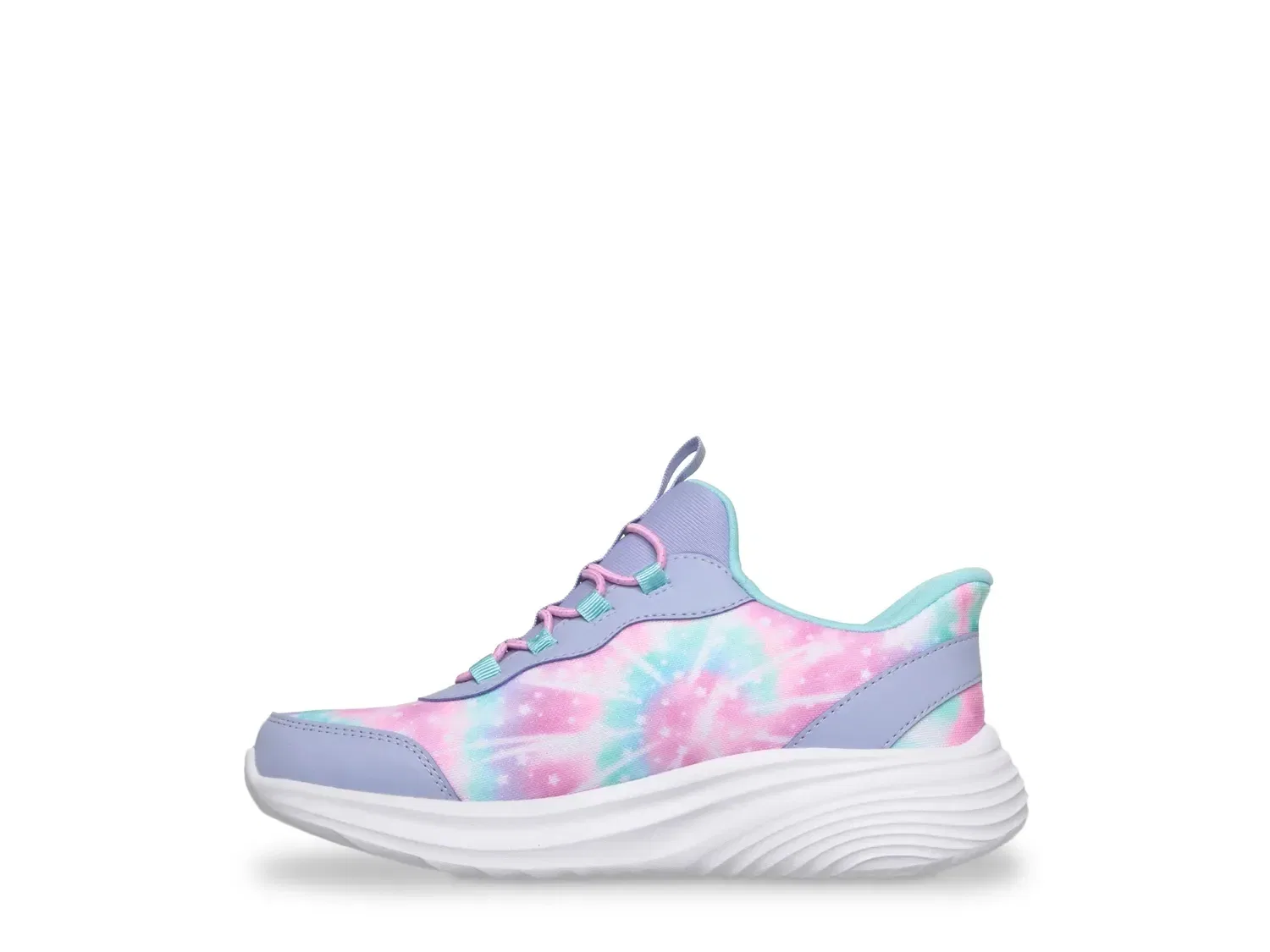 Кроссовки Slip-On с принтом Rainbow Rush, Skechers, мультиколор — фото 3