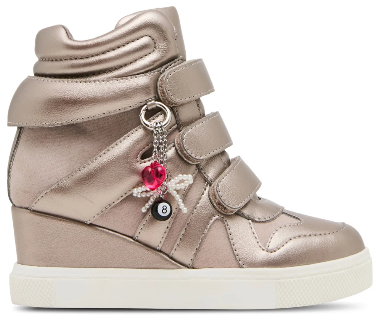 Детские кеды на танкетке JMAVIS Steve Madden, Pewter