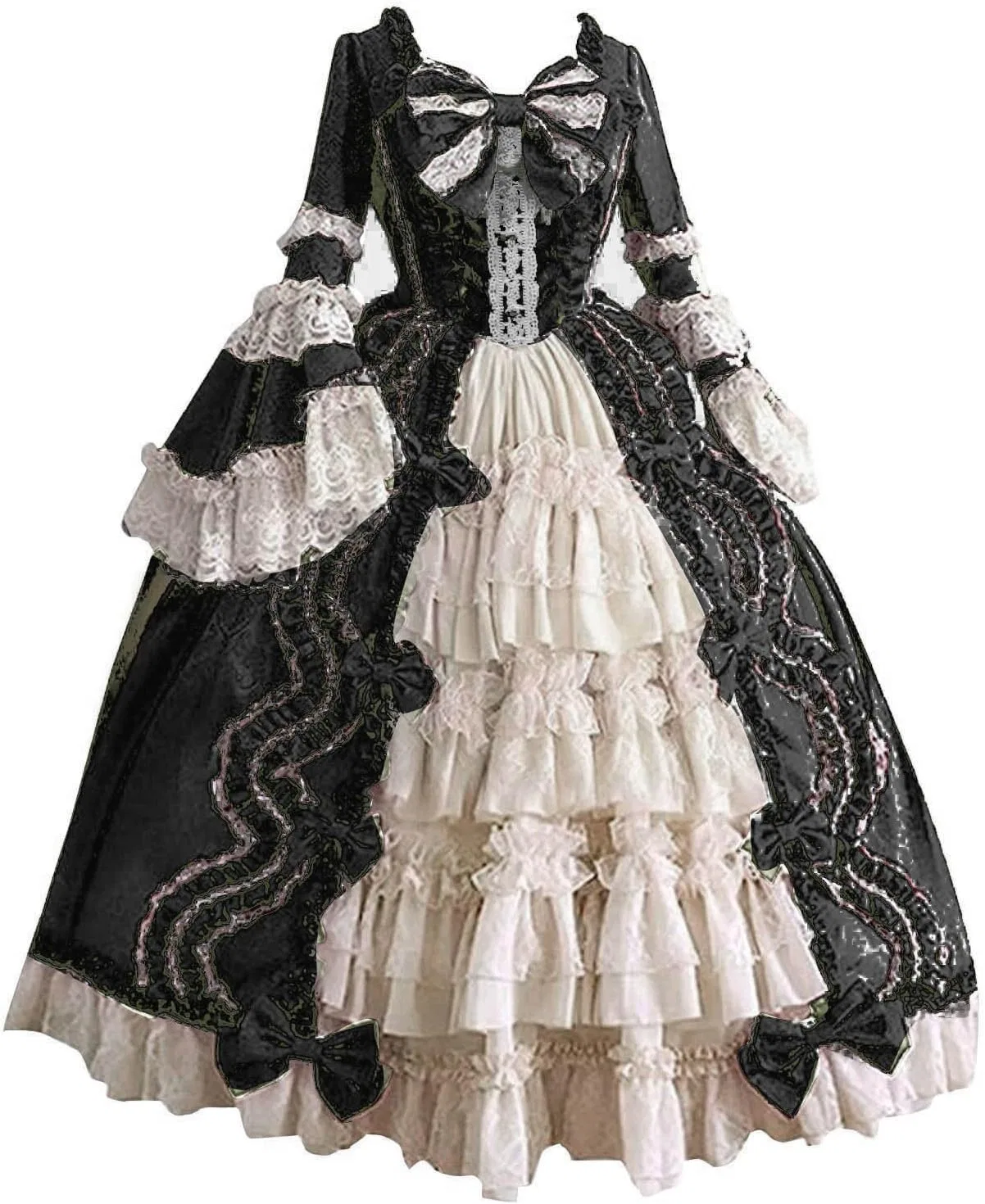 Платье бальное викторианское Medieval Renaissance, Black