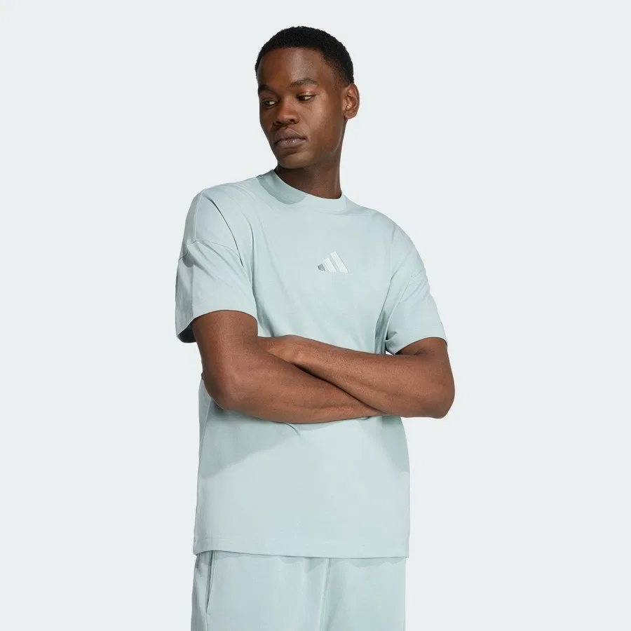 Футболка с длинным рукавом ALL SZN Tee adidas, Черный — фото 4