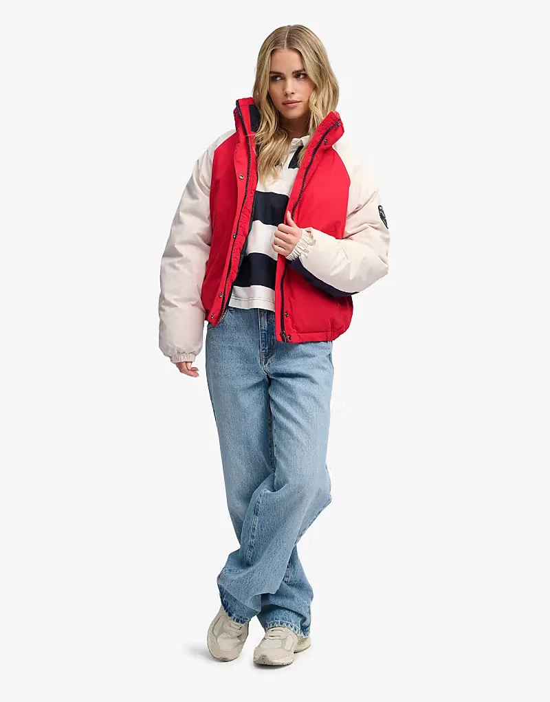Утепленная куртка Superdry Cotton танго — фото 4