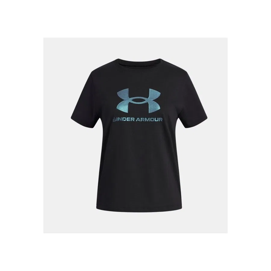 Детская футболка с коротким рукавом UA Rival Shimmer Under Armour, Черный