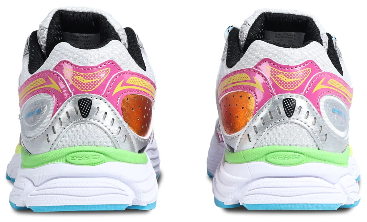 Кеды для мальчиков Omni 9 Saucony, цвет Silver/Multi — фото 3