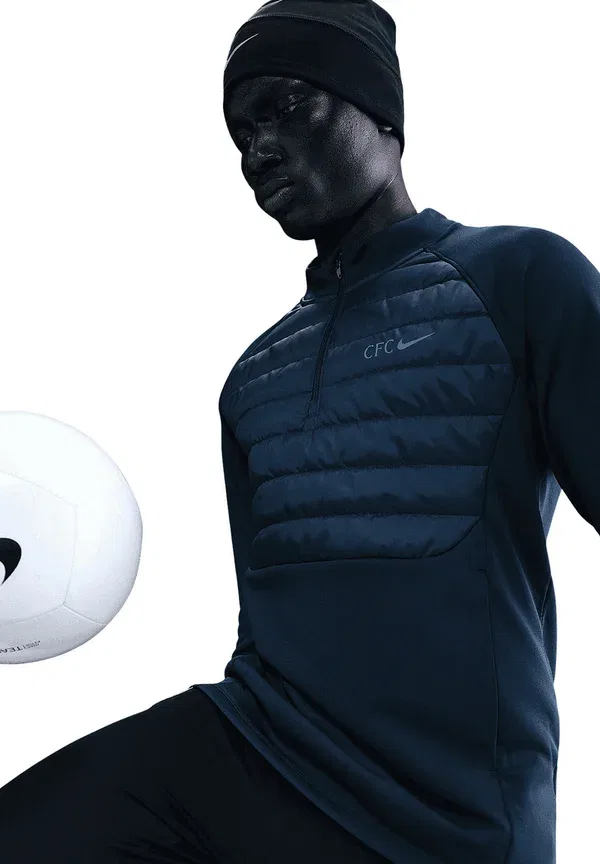 Толстовка дышащая Nike Performance, blaublau, синий — фото 4
