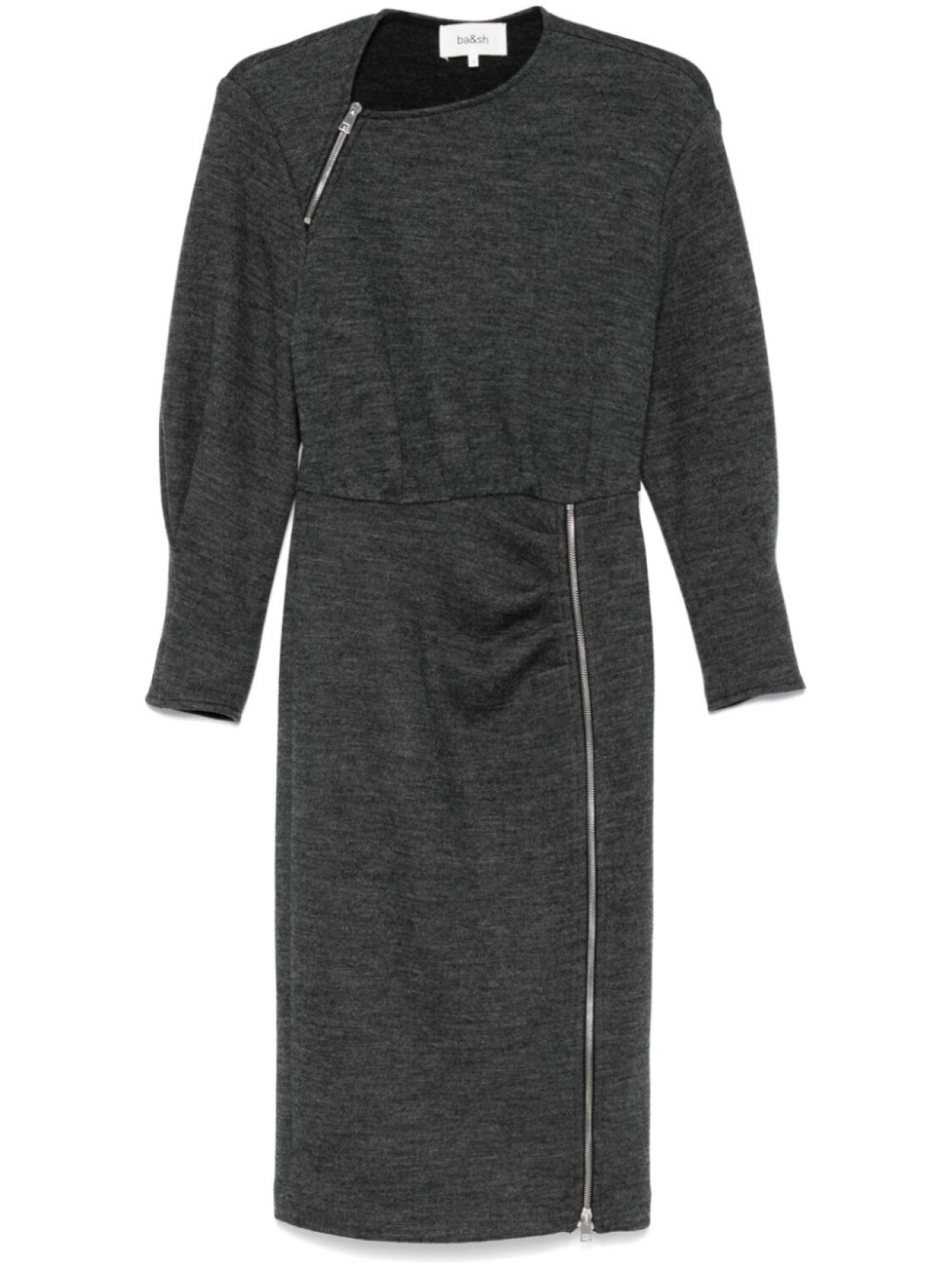 

Платье миди Ba&Sh Mimo, серый