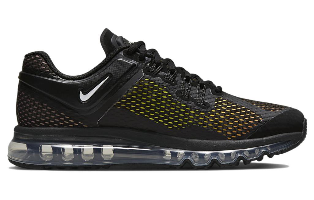 Кроссовки Nike X Stussy Air Max 2013, черный/желтый — фото 2