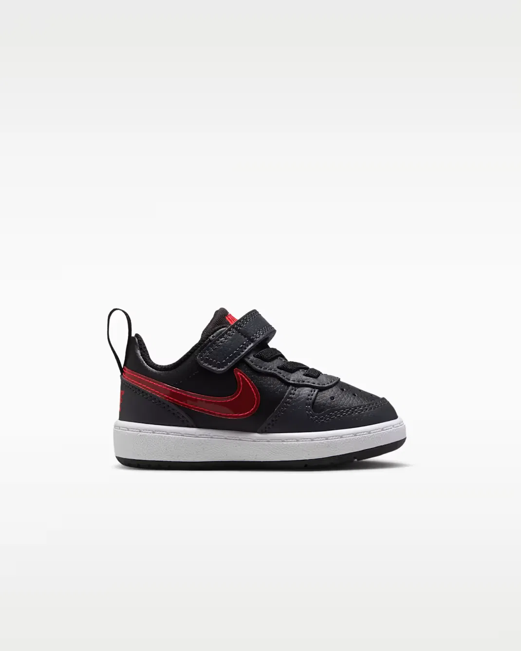 Детская/подростковая обувь Nike Court Borough Low, Black/Anthracite/White/University Red — фото 3
