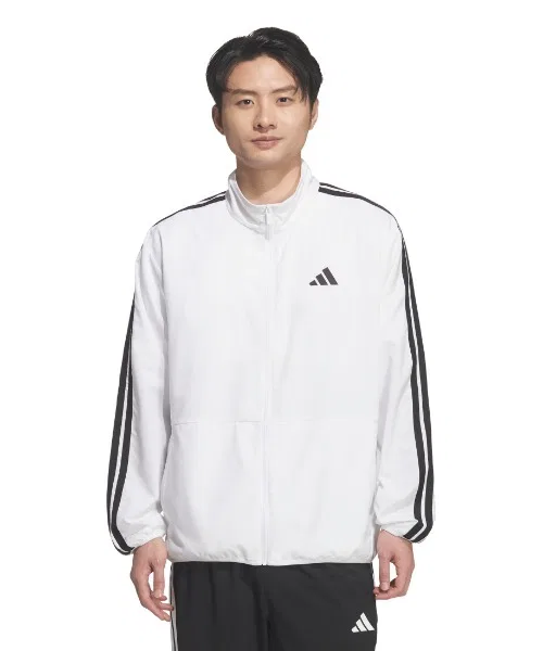 Мужская куртка-трактор с принтом Three Stripes Adidas, Белый