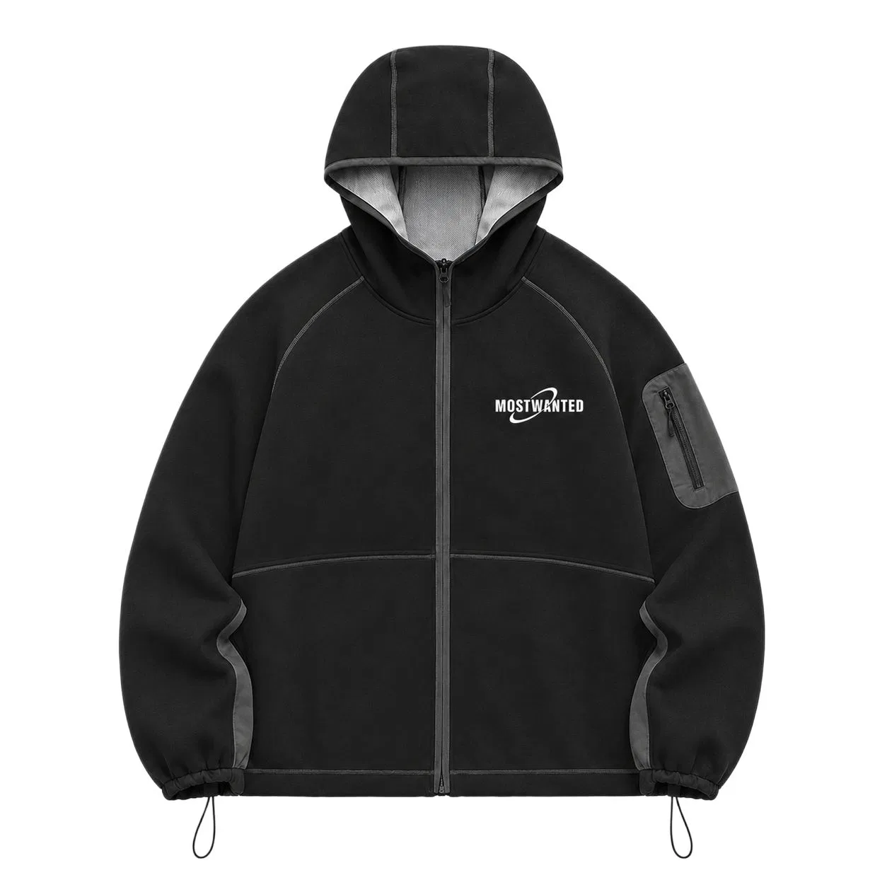 Детский худи с капюшоном, толстый, с принтом, MostwantedLab, Yellow Khaki — фото 3