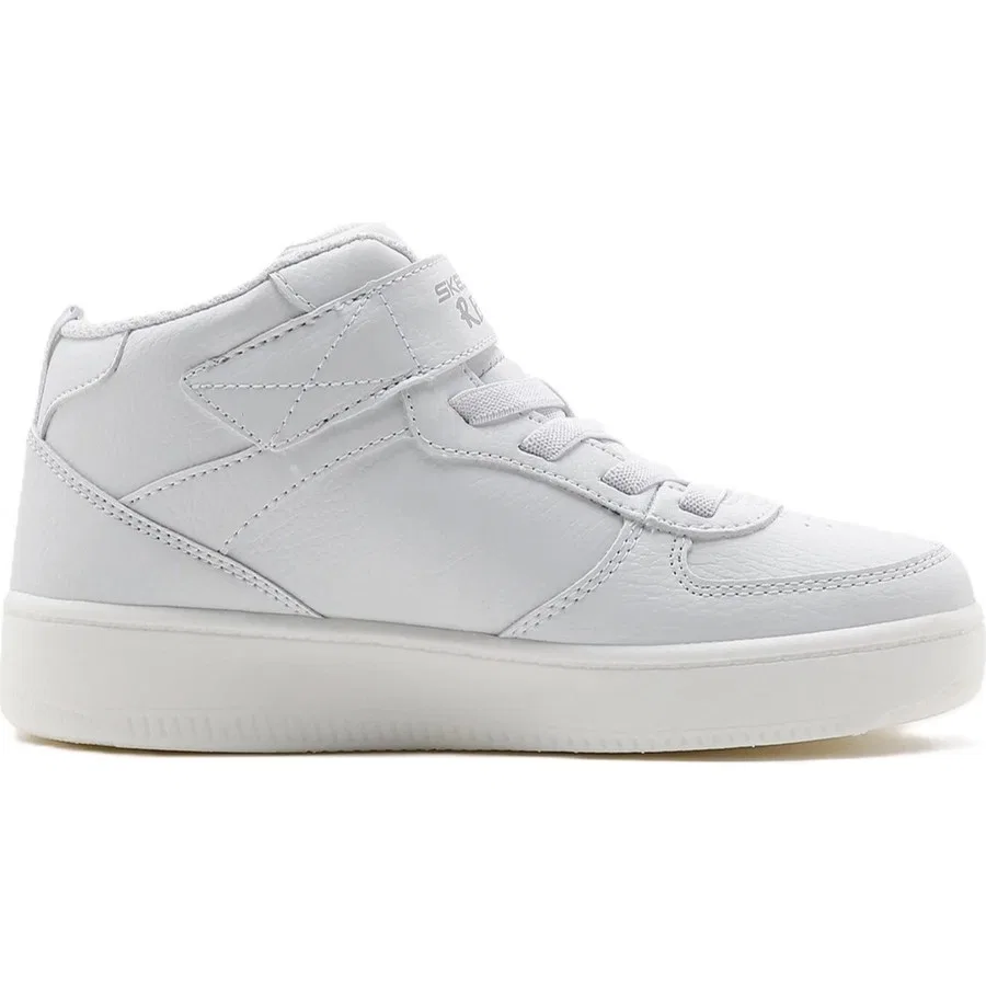 Кроссовки детские с подсветкой Sport Court 92-Show Starter Skechers, Белый — фото 2