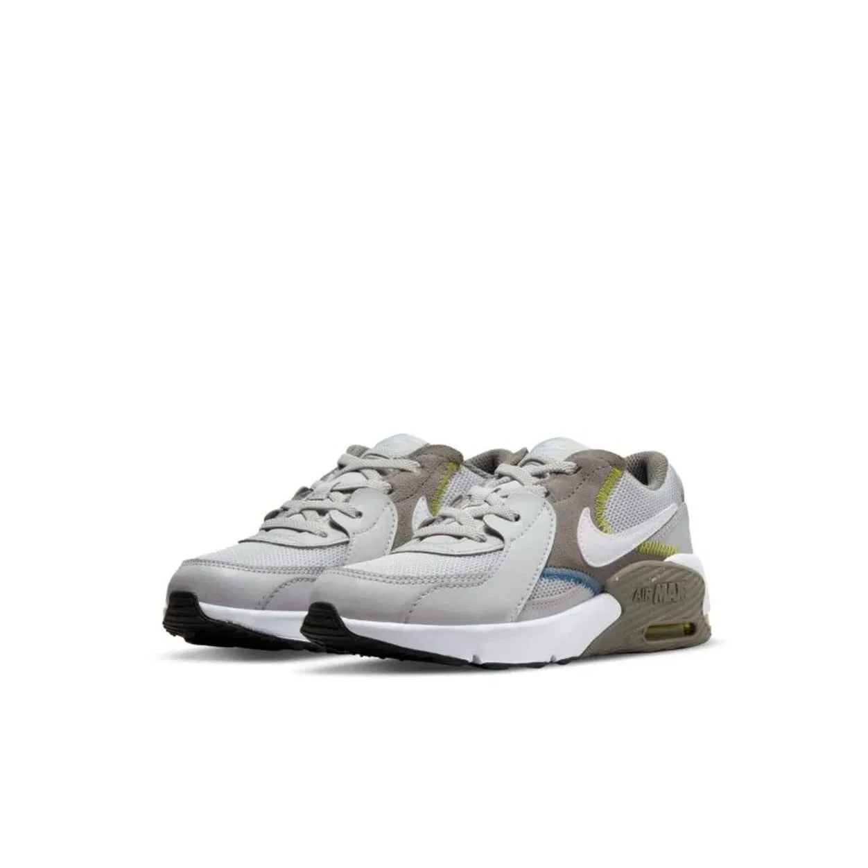 Детские кроссовки для мальчиков с шнуровкой Air Max Excee NIKE, Grey Grey Fog White Flat Pewter Ato