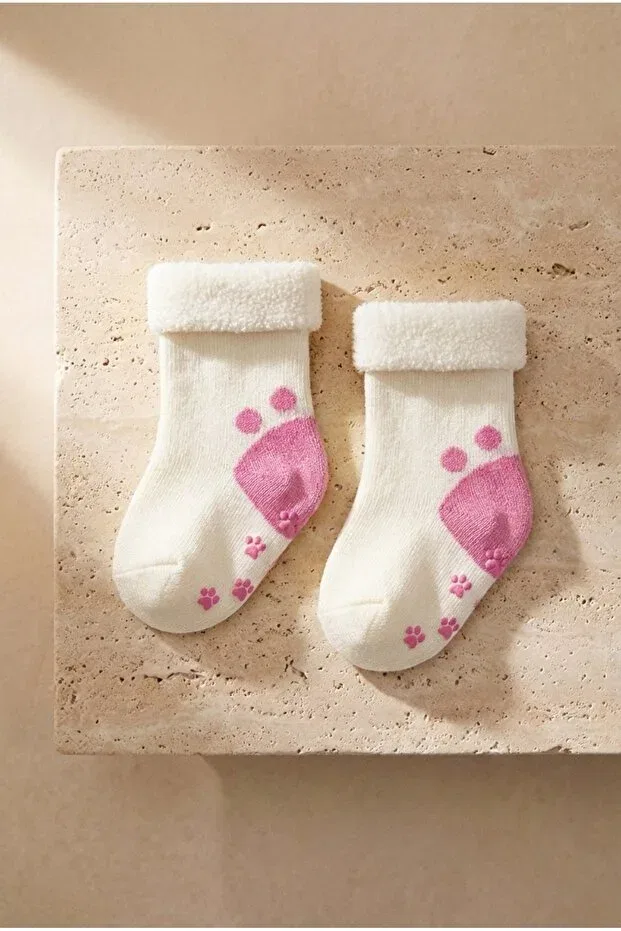 Детские носки для девочек махровые 3 шт Katia&Bony, Pink — фото 3