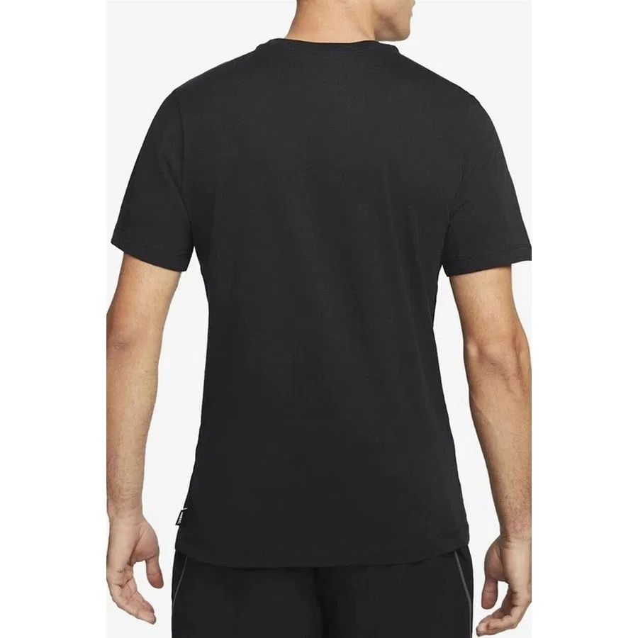 Детская футболка с длинным рукавом Nike FC Tee Seasonal Block M Nike, Черный — фото 2