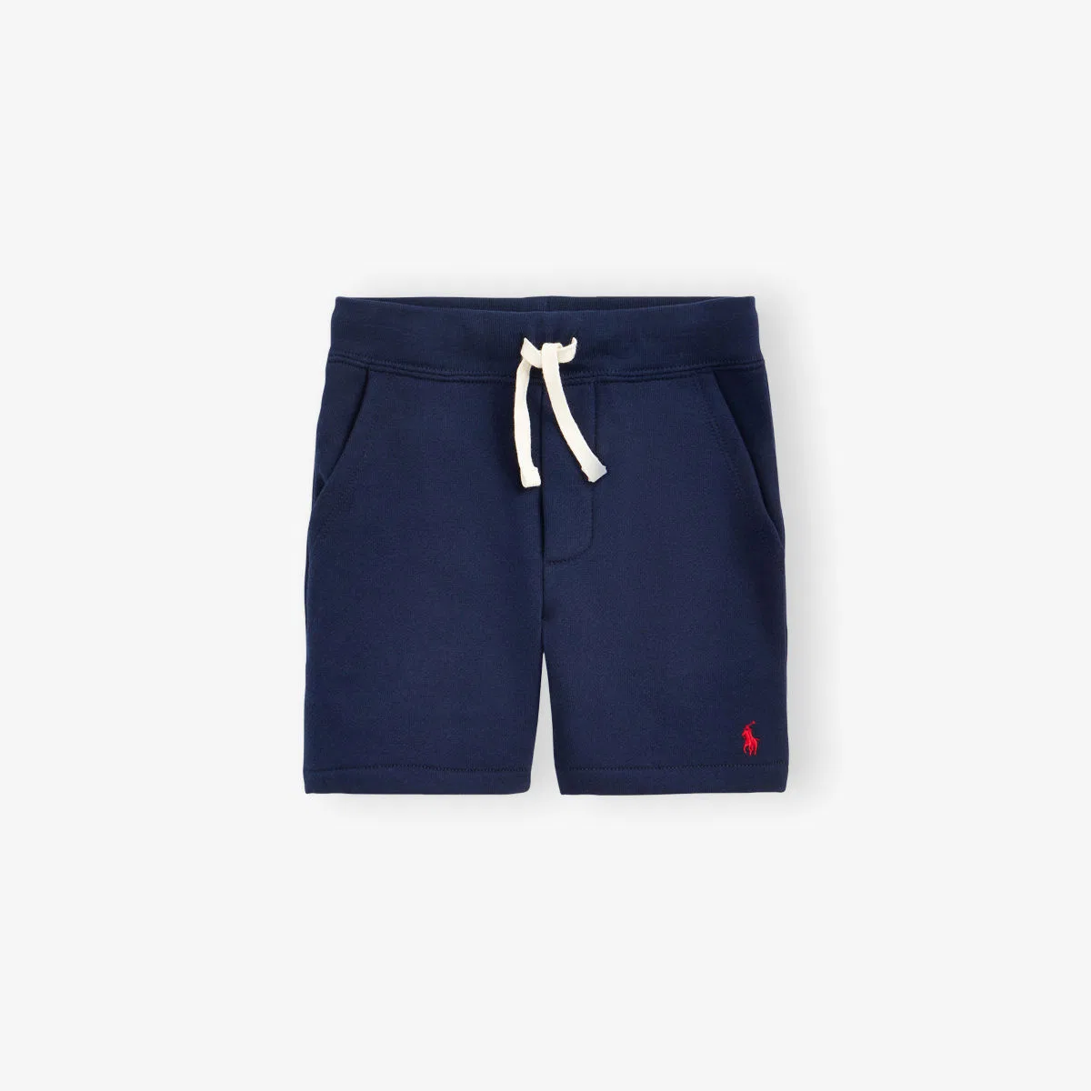 Хлопковые шорты с вышитым логотипом бренда, размер 2-7 лет Polo Ralph Lauren, темно-синий