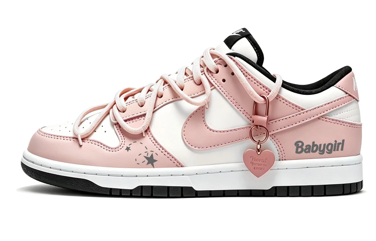 Детские скейтборд-кроссовки с низким верхом Cherry Blossom Pink Nike — фото 3