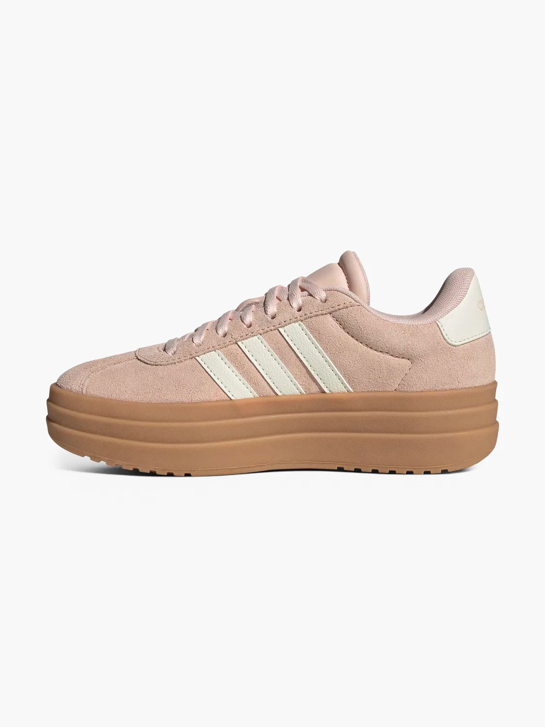 Детские кроссовки VL Court Bold J Adidas, цвет Rose Gold — фото 3